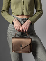 Cross Body Tas Wt Grained Miniprix Bruin wt grained F6978-vue-porte