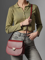 Cross Body Tas Wt Safiano Miniprix Rood wt safiano F6918-vue-porte