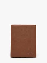 Portefeuille Foulonne Leder Yves renard Bruin foulonne 23425