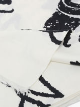 Foulard Karl lagerfeld Wit k monogram B1W33086-vue-porte