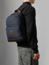 Longchamp Boxford Rugzak Blauw-vue-porte