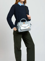 Cross Body Tas Crossbody M Cabaia Zilver crossbody M-vue-porte