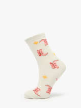 Sokken Pieces Beige socks women 17162495