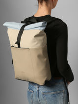 Rugzak Op Wieltjes A4 Formaat Met 16" Laptopvak Ucon acrobatics Beige backpack I-vue-porte