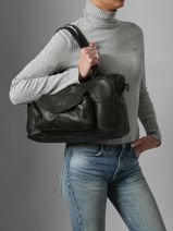 Shoppingtas Fatima Leder Pieces Bruin fatima 17090746-vue-porte