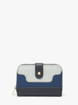 Portefeuille Leder Hexagona Blauw bahia 688262