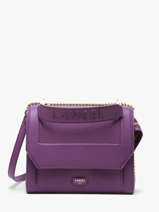 Handtas M Ninon Leder Lancel Violet ninon A09222