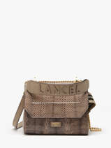 Cross Body Tas S Ninon Ayers Leder Lancel Grijs ninon A14013