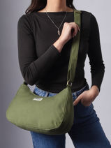 Cross Body Tas Rosa Katoen Hindbag Blauw best seller ROSA-vue-porte