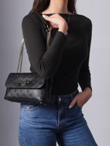 Cross Body Tas Dita Guess Zwart dita PD760221-vue-porte