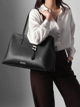 Schoudertas K Ikon Karl lagerfeld Zwart k ikon B1W30001-vue-porte