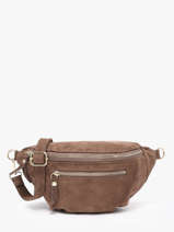 Heuptasje Leder Milano Beige velvet VE24119O