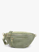 Heuptasje Leder Milano Groen velvet VE24119O