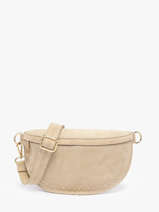 Heuptasje Leder Milano Beige velvet VE25111