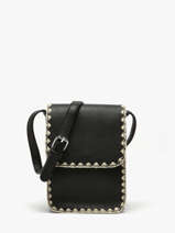 Cross Body Tas Brodery Miniprix Zwart brodery 19675