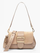 Handtas Velvet Caviar Leder Milano Beige velvet caviar VC25114