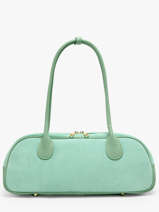 Schoudertas Velvet Caviar Leder Milano Blauw velvet caviar VC25112