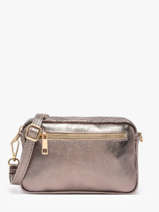Cross Body Tas Nine Leder Milano Roze nine NI25115