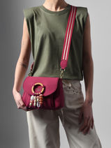 Cross Body Tas Camomille Pearl Woomen Roze camomille pearl WCAE06-vue-porte