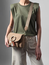 Cross Body Tas Camomille Pearl Woomen Beige camomille pearl WCAE06-vue-porte