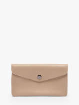 Portemonnee Caviar Leder Milano Beige caviar CA23113