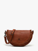 Cross Body Tas Heritage Leder Biba Bruin heritage YAM1L