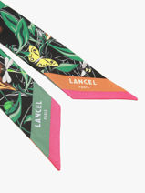 Foulard Lancel Zwart charms A13882-vue-porte
