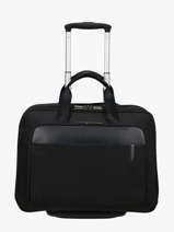 Pilot Case Op Wieltjes Met 17" Laptopvak Samsonite Zwart evosight 153528