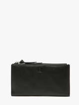 Portefeuille Leder Biba Zwart wallet VAW2L