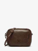 Cross Body Tas Heritage Leder Biba Bruin heritage BT32