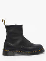 Boots Uit Leder Dr martens Zwart women 42352001
