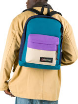 Rugzak 1 Compartiment Met 14" Laptopvak Eastpak Veelkleurig vintage series EK0A5BMV-vue-porte