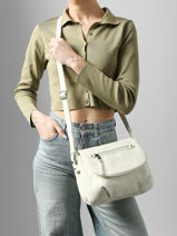 Cross Body Tas Gracieuse Hexagona Wit gracieuse 315311-vue-porte