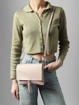 Cross Body Tas Caviar Leder Milano Beige caviar CA22112-vue-porte