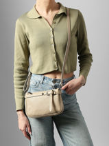 Cross Body Tas Caviar Leder Milano Beige caviar G1421N-vue-porte