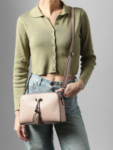 Cross Body Tas Caviar Leder Milano Beige caviar CA21101-vue-porte