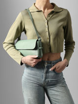 Sac Port� �paule Caviar Milano Groen caviar CA25111-vue-porte