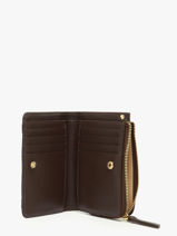 Portefeuille Leder Vintage Nat et nin Bruin vintage ROZA-vue-porte