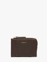 Portefeuille Leder Vintage Nat et nin Bruin vintage ROZA