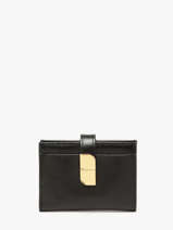 Portefeuille Leder Nat et nin Zwart vintage AUDE