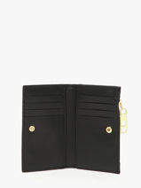 Portemonnee Leder Nat et nin Zwart vintage OSHI-vue-porte