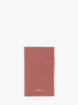 Portemonnee Vintage Leder Nat et nin Roze vintage OSHI