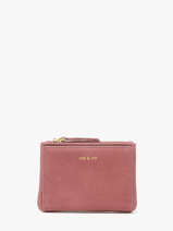 Portefeuille Vintage Leder Nat et nin Roze vintage SOLY