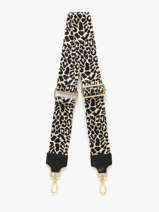 Schouderriem Milano Zwart caviar CA25LPOB