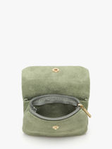 Portemonnee Velvet Leder Milano Groen velvet VE23091O-vue-porte