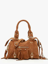 Cross Body Tas Velvet Milano Bruin velvet VE24092O