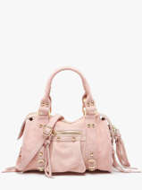 Cross Body Tas Velvet Milano Roze velvet VE24093O