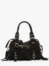 Cross Body Tas Velvet Milano Zwart velvet VE24093O