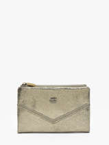 Portefeuille Vintage Leder Mila louise Zilver vintage 3760RXXC