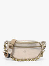 Heuptasje Leder Mila louise Wit vintage 23689X